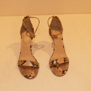 Aldo - Snake Skin Ankle Strap Pump, Size 10, 2.5 inch heel